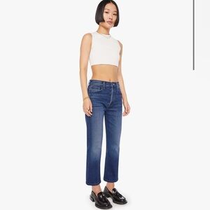 MOTHER Straight Leg Jeans - Indigo Blue